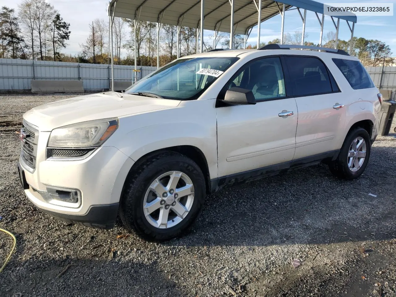 2014 GMC Acadia Sle VIN: 1GKKVPKD6EJ323865 Lot: 80794704