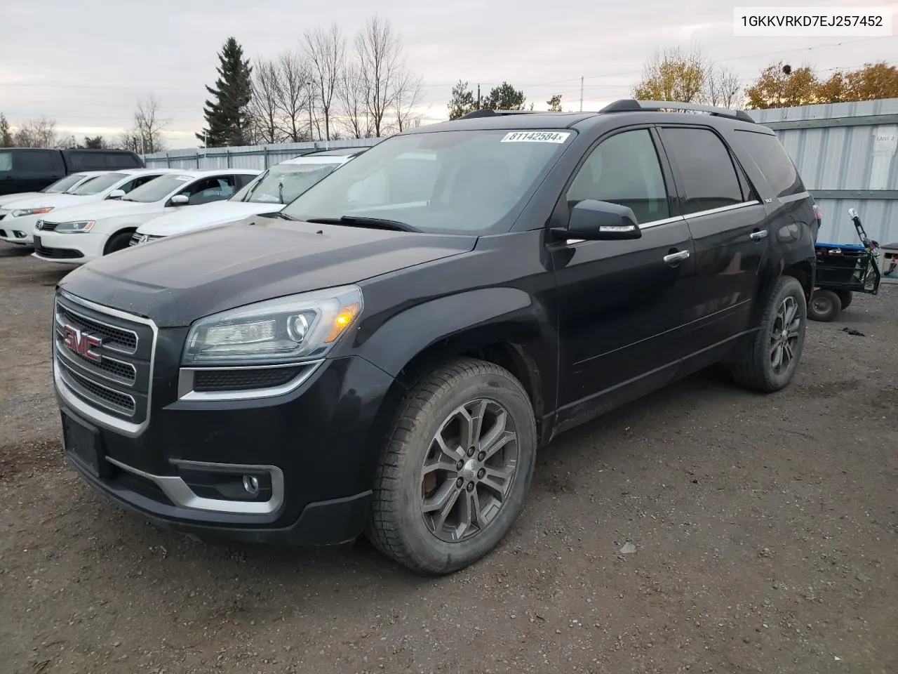 2014 GMC Acadia Slt-1 VIN: 1GKKVRKD7EJ257452 Lot: 81142584