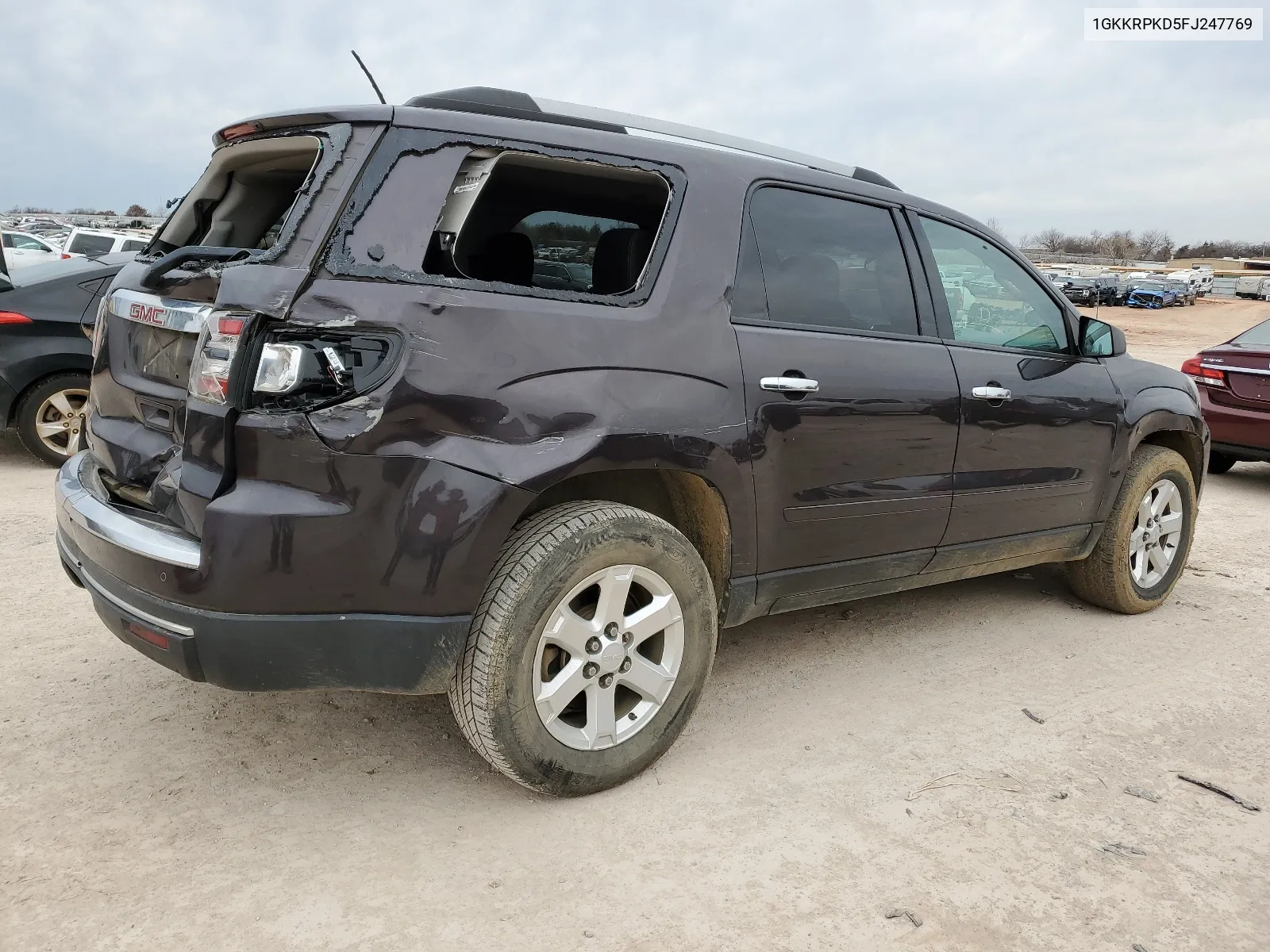 1GKKRPKD5FJ247769 2015 GMC Acadia Sle