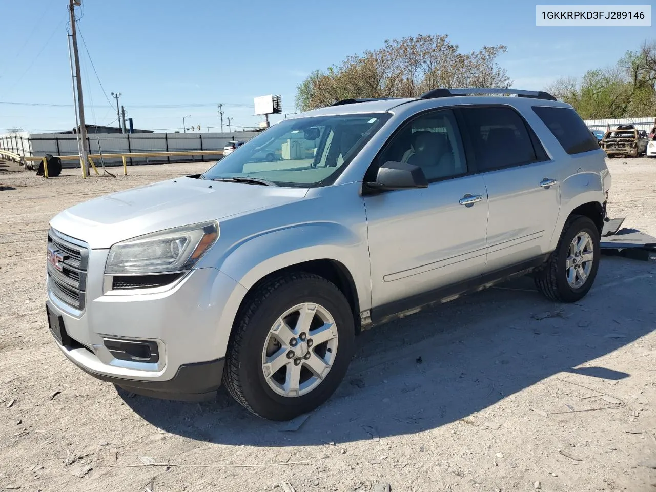 1GKKRPKD3FJ289146 2015 GMC Acadia Sle