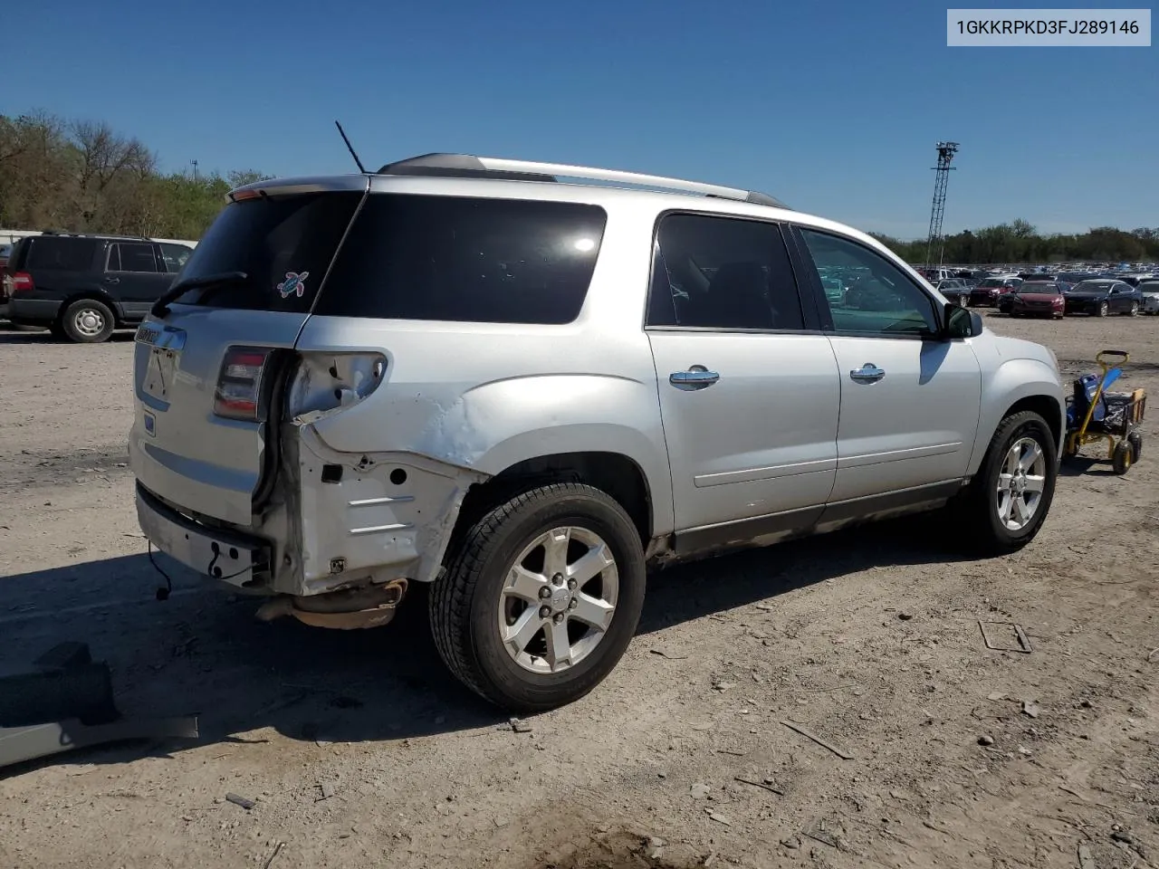 2015 GMC Acadia Sle VIN: 1GKKRPKD3FJ289146 Lot: 49566944