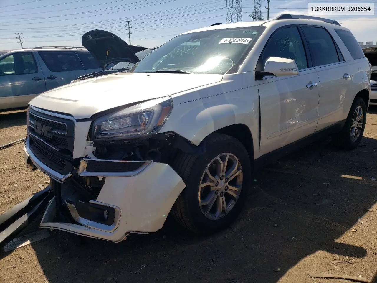 1GKKRRKD9FJ206654 2015 GMC Acadia Slt-1