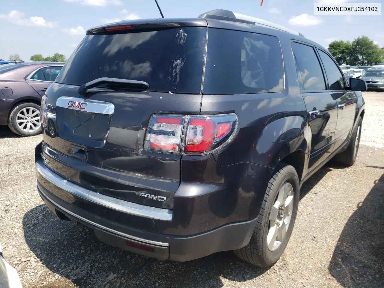 1GKKVNEDXFJ354103 2015 GMC Acadia Sle