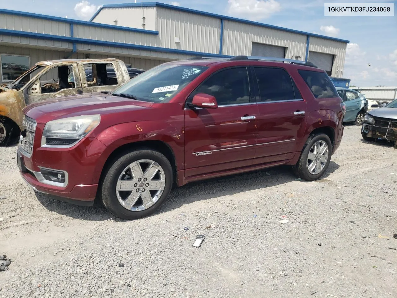 2015 GMC Acadia Denali VIN: 1GKKVTKD3FJ234068 Lot: 55311424