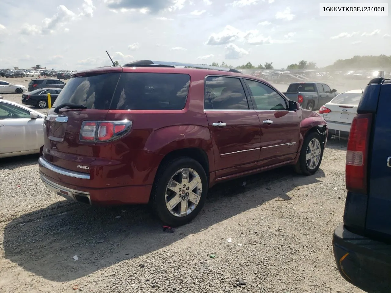 2015 GMC Acadia Denali VIN: 1GKKVTKD3FJ234068 Lot: 55311424