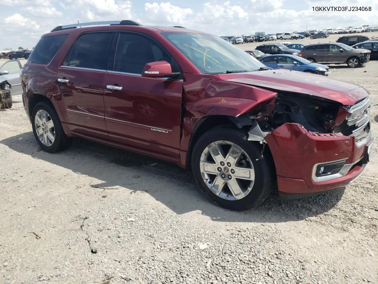 2015 GMC Acadia Denali VIN: 1GKKVTKD3FJ234068 Lot: 55311424