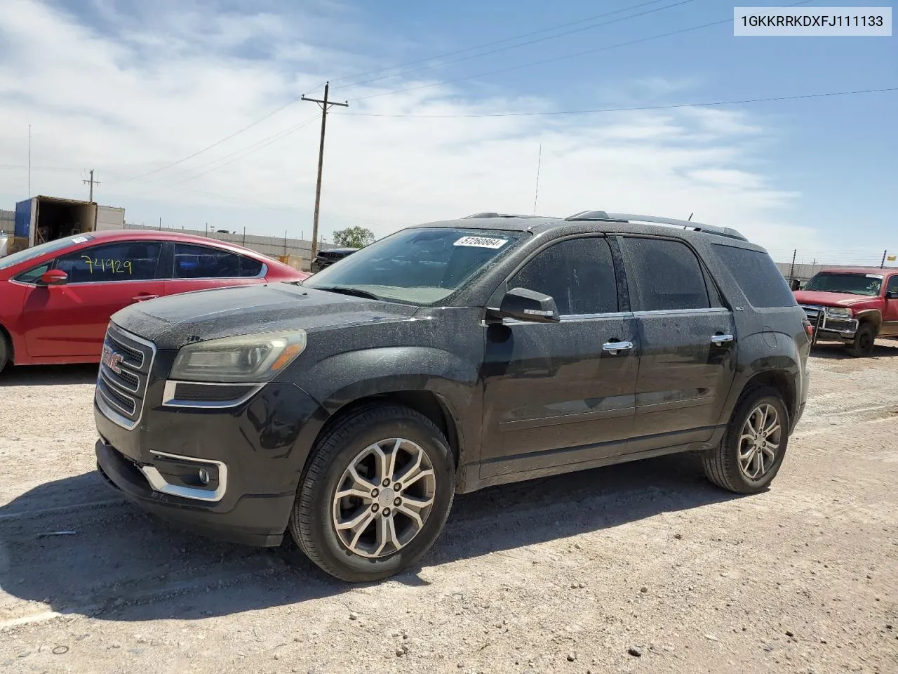 2015 GMC Acadia Slt-1 VIN: 1GKKRRKDXFJ111133 Lot: 57260864