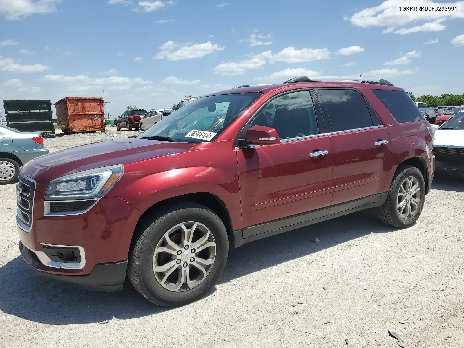 2015 GMC Acadia Slt-1 VIN: 1GKKRRKD0FJ293991 Lot: 58344104