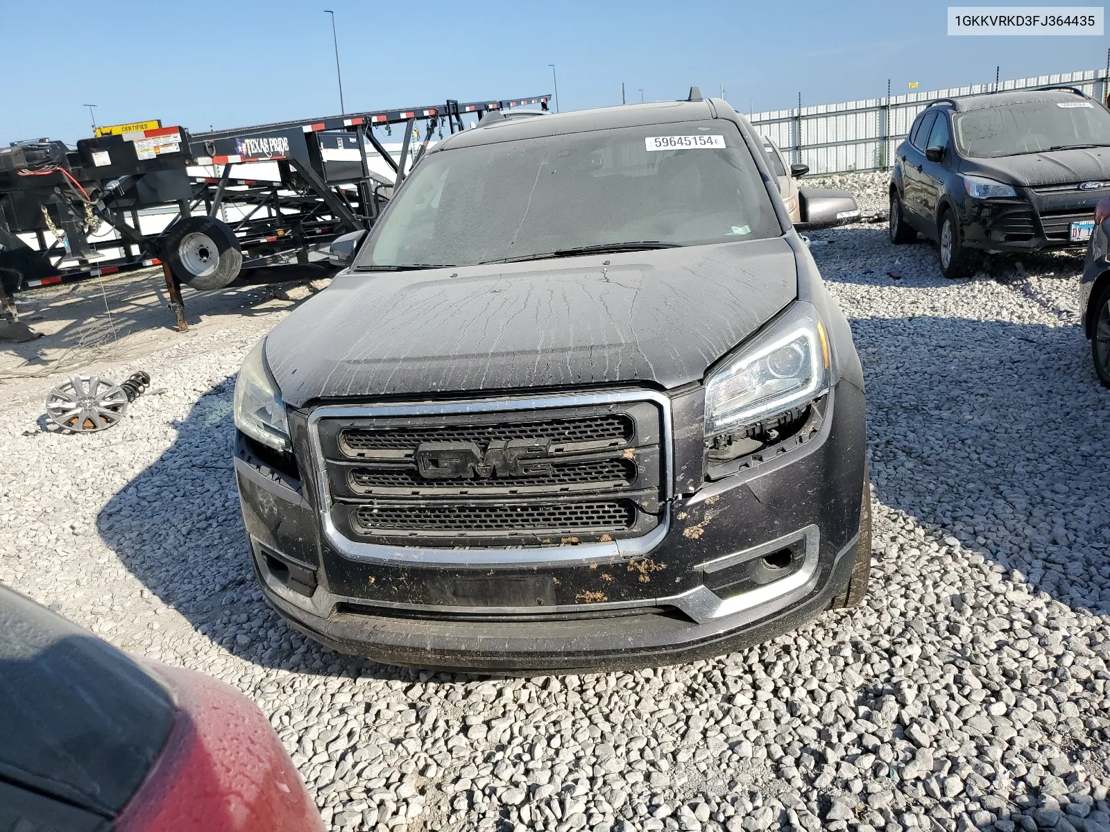 2015 GMC Acadia Slt-1 VIN: 1GKKVRKD3FJ364435 Lot: 59645154