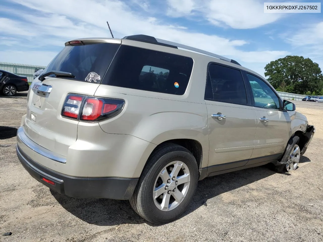 2015 GMC Acadia Sle VIN: 1GKKRPKDXFJ267502 Lot: 60351694