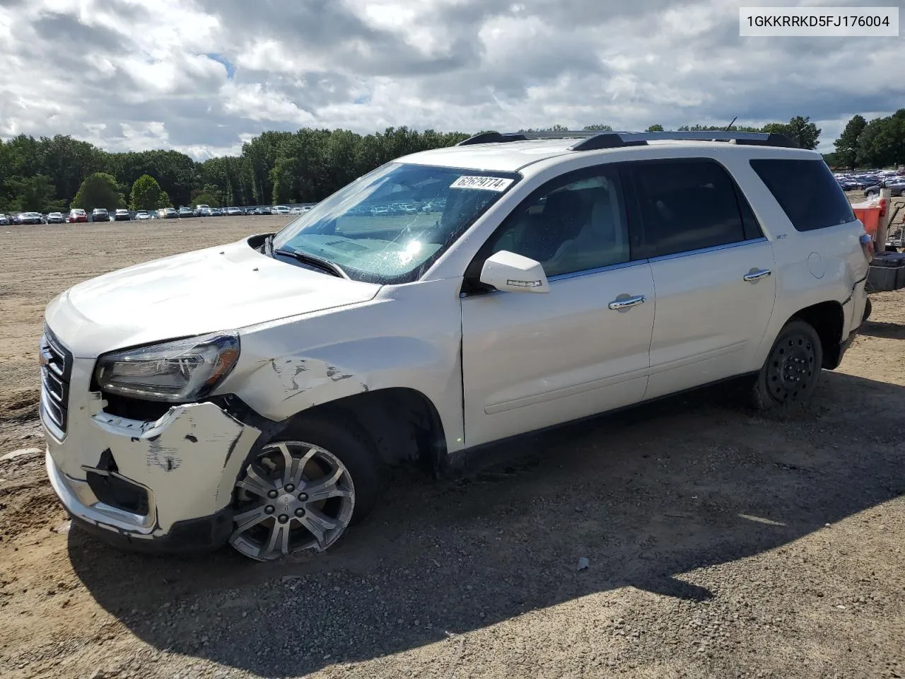 2015 GMC Acadia Slt-1 VIN: 1GKKRRKD5FJ176004 Lot: 62629774