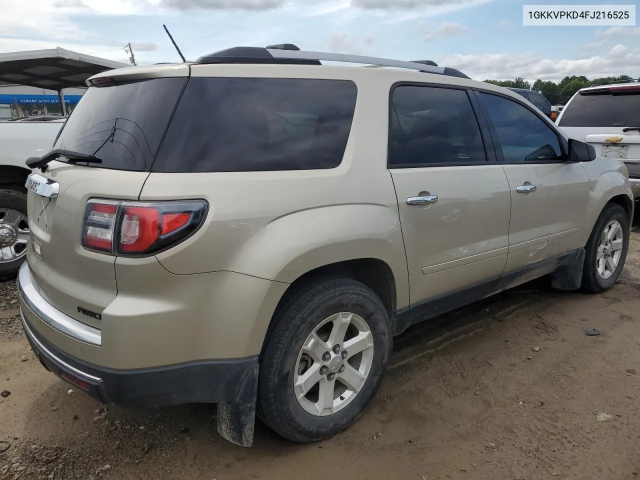 2015 GMC Acadia Sle VIN: 1GKKVPKD4FJ216525 Lot: 63549874