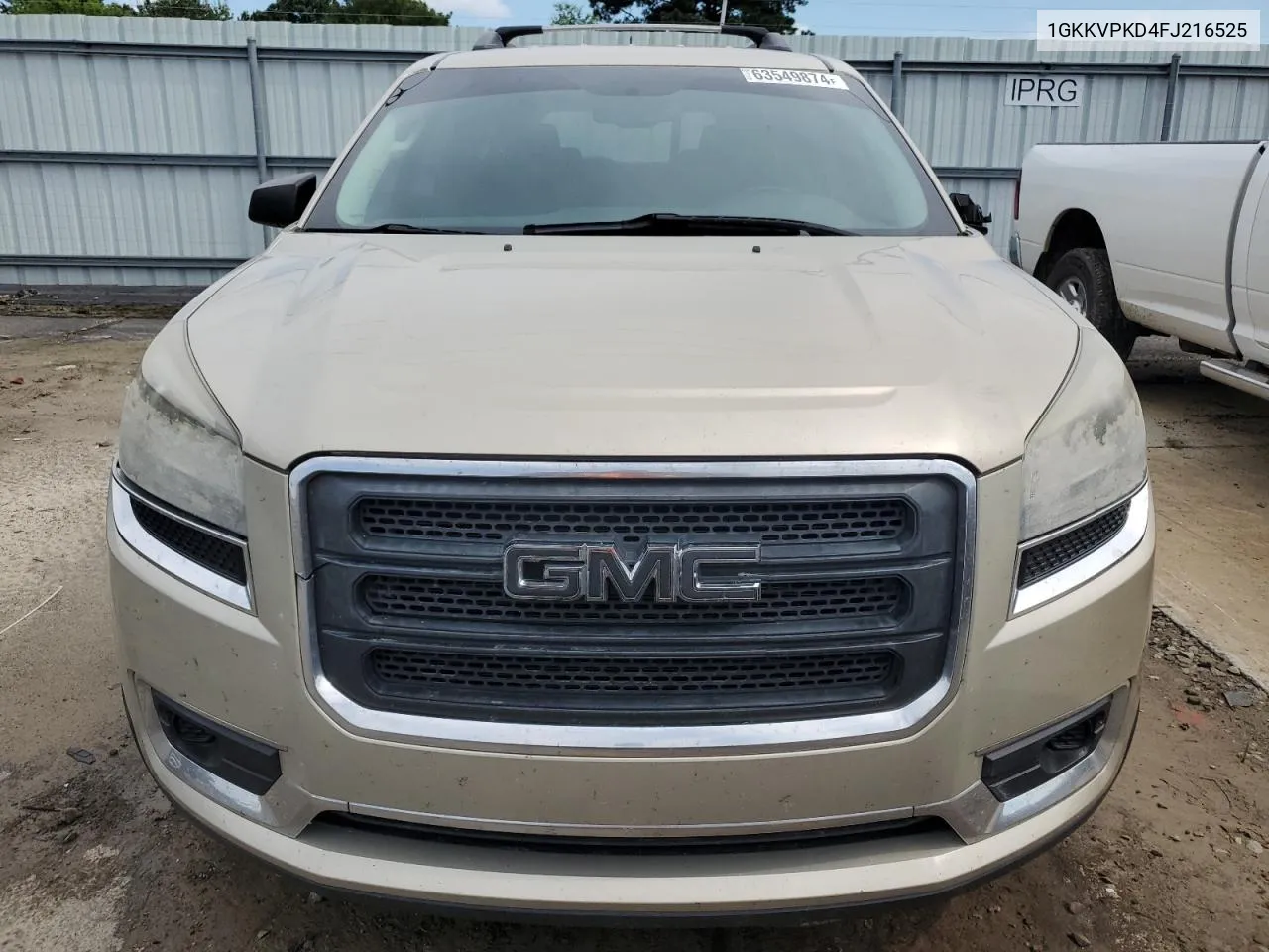 2015 GMC Acadia Sle VIN: 1GKKVPKD4FJ216525 Lot: 63549874