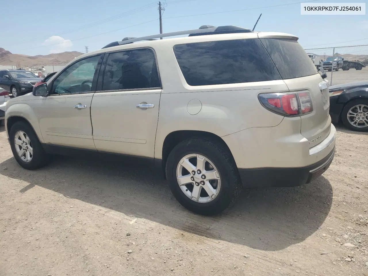 1GKKRPKD7FJ254061 2015 GMC Acadia Sle