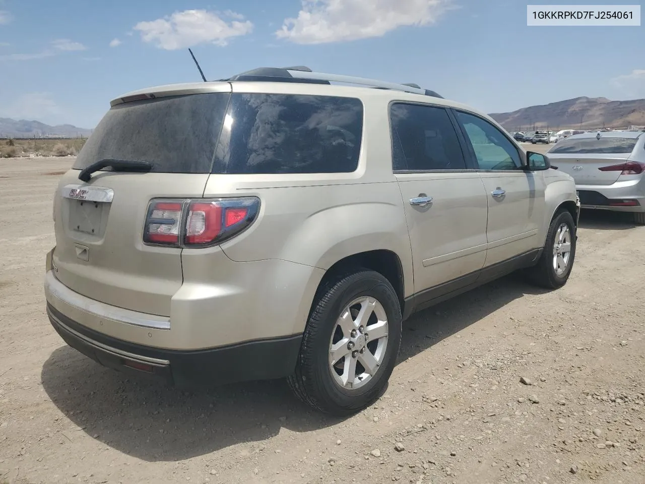 2015 GMC Acadia Sle VIN: 1GKKRPKD7FJ254061 Lot: 64280074