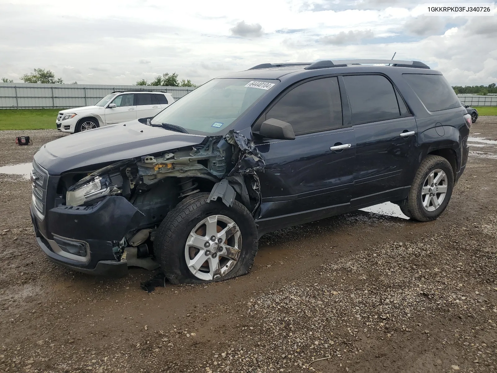 2015 GMC Acadia Sle VIN: 1GKKRPKD3FJ340726 Lot: 64440104