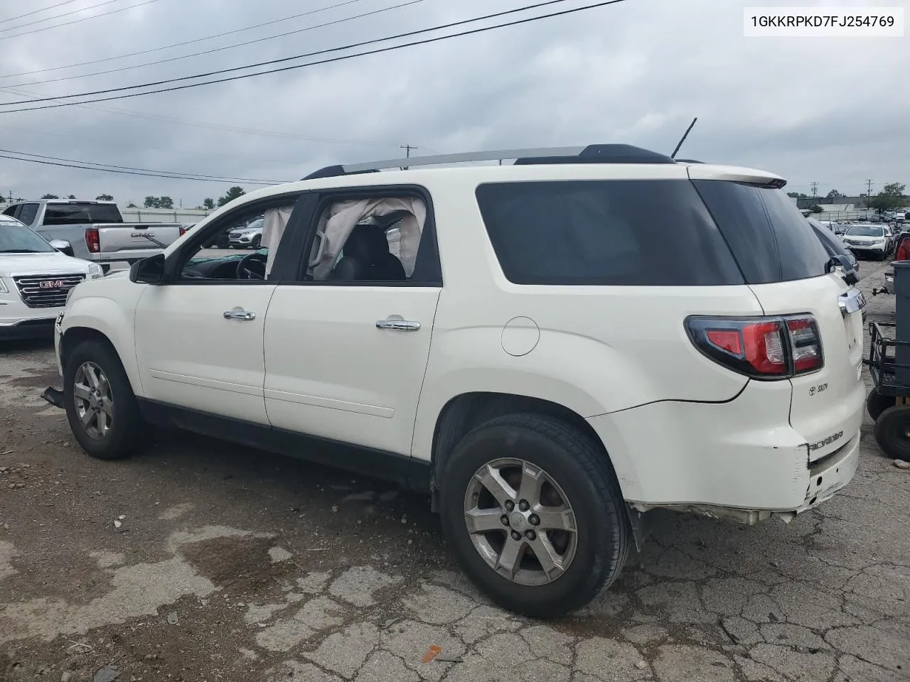 2015 GMC Acadia Sle VIN: 1GKKRPKD7FJ254769 Lot: 64595034