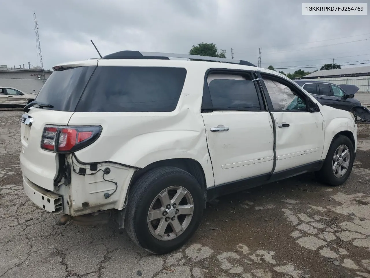 2015 GMC Acadia Sle VIN: 1GKKRPKD7FJ254769 Lot: 64595034