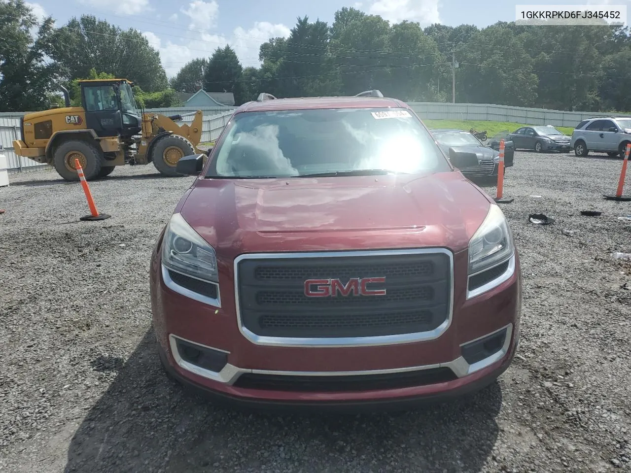 2015 GMC Acadia Sle VIN: 1GKKRPKD6FJ345452 Lot: 65979654