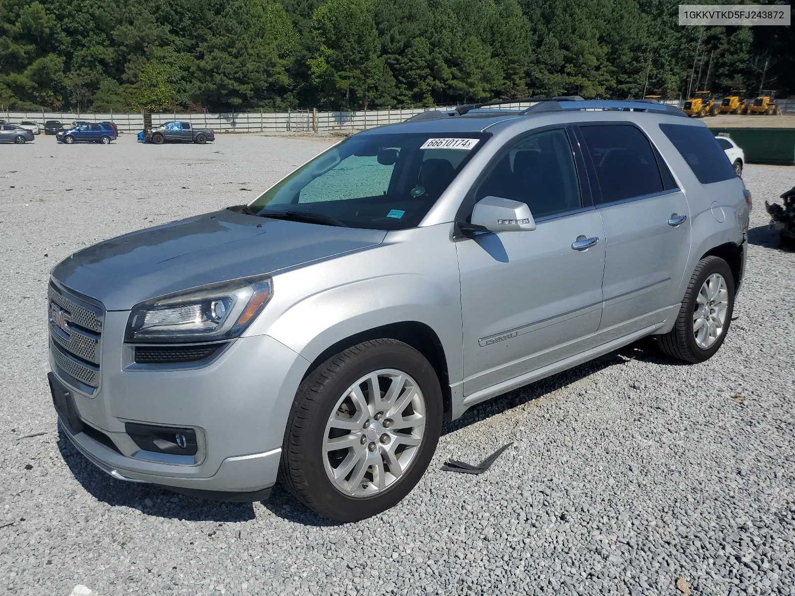 2015 GMC Acadia Denali VIN: 1GKKVTKD5FJ243872 Lot: 66610174