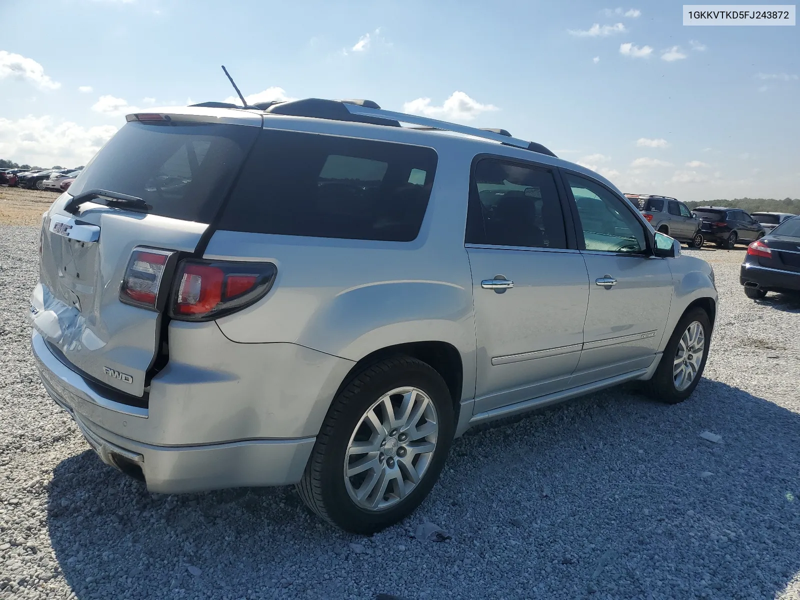 2015 GMC Acadia Denali VIN: 1GKKVTKD5FJ243872 Lot: 66610174