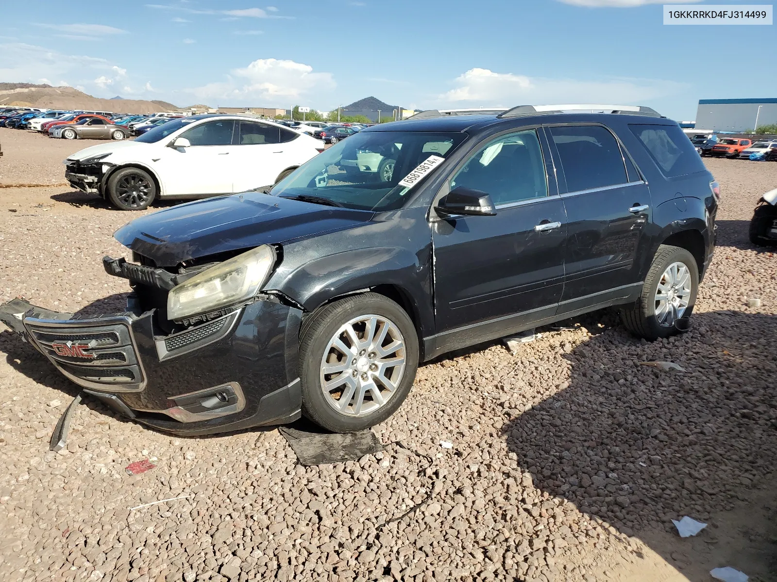 2015 GMC Acadia Slt-1 VIN: 1GKKRRKD4FJ314499 Lot: 66819814