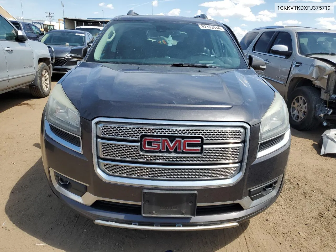 1GKKVTKDXFJ375719 2015 GMC Acadia Denali