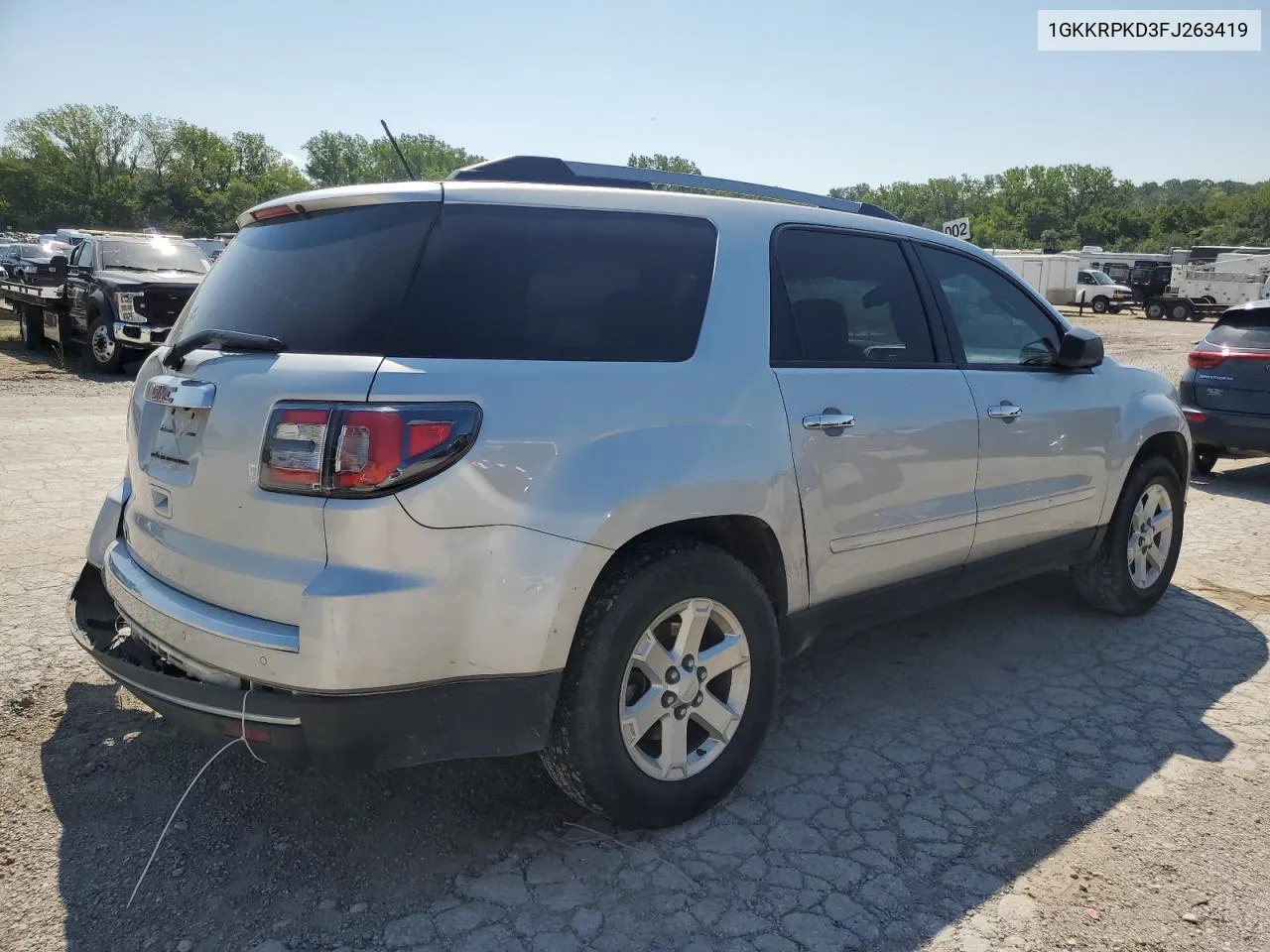 2015 GMC Acadia Sle VIN: 1GKKRPKD3FJ263419 Lot: 67785674