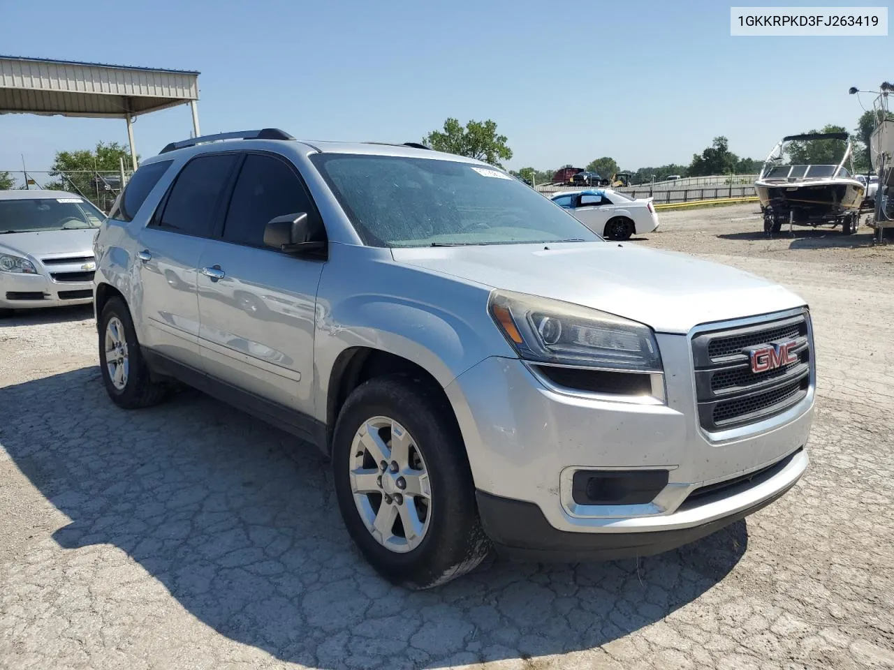 2015 GMC Acadia Sle VIN: 1GKKRPKD3FJ263419 Lot: 67785674