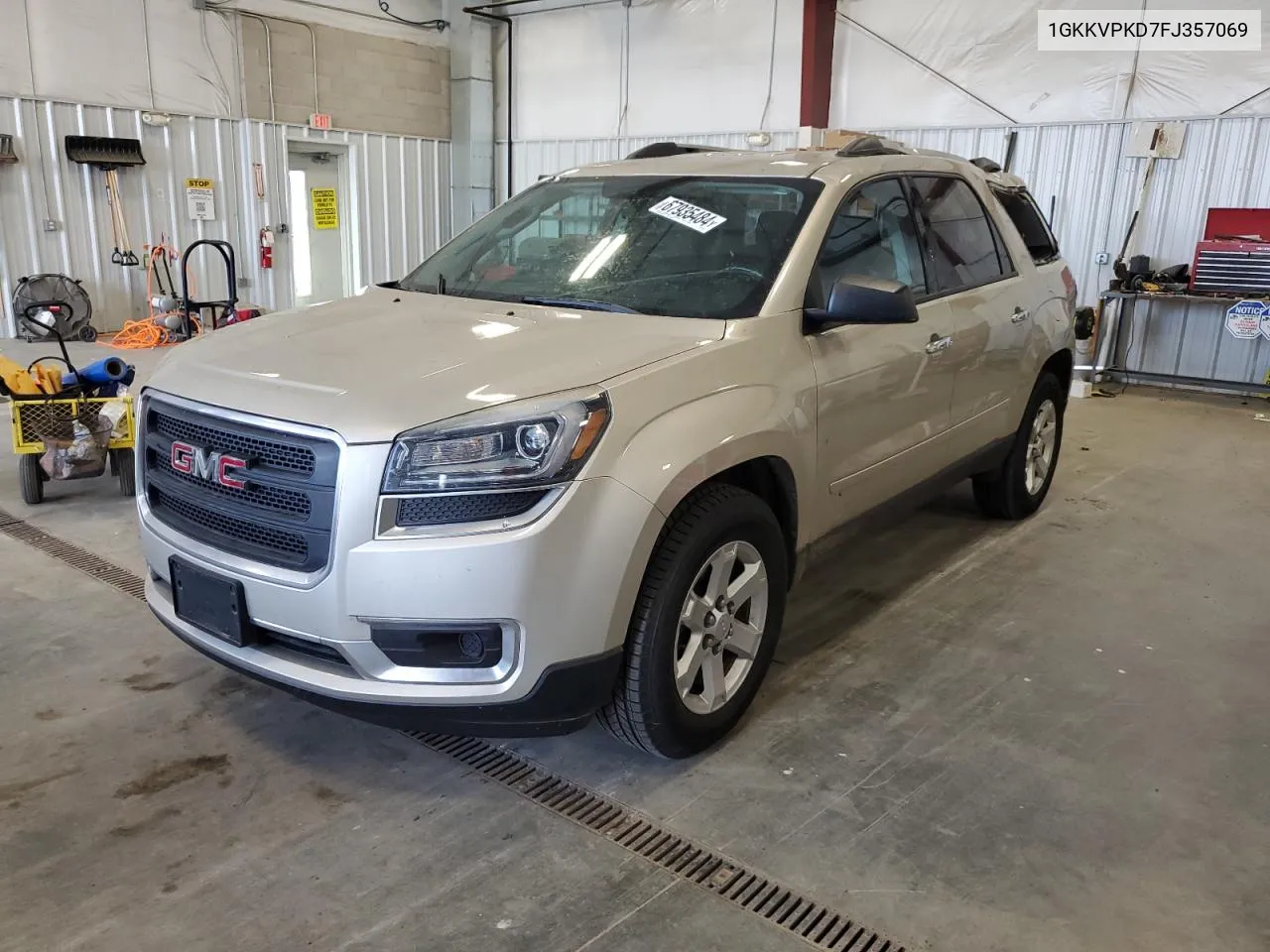 1GKKVPKD7FJ357069 2015 GMC Acadia Sle