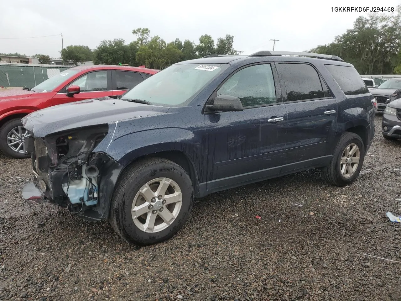 2015 GMC Acadia Sle VIN: 1GKKRPKD6FJ294468 Lot: 68063564