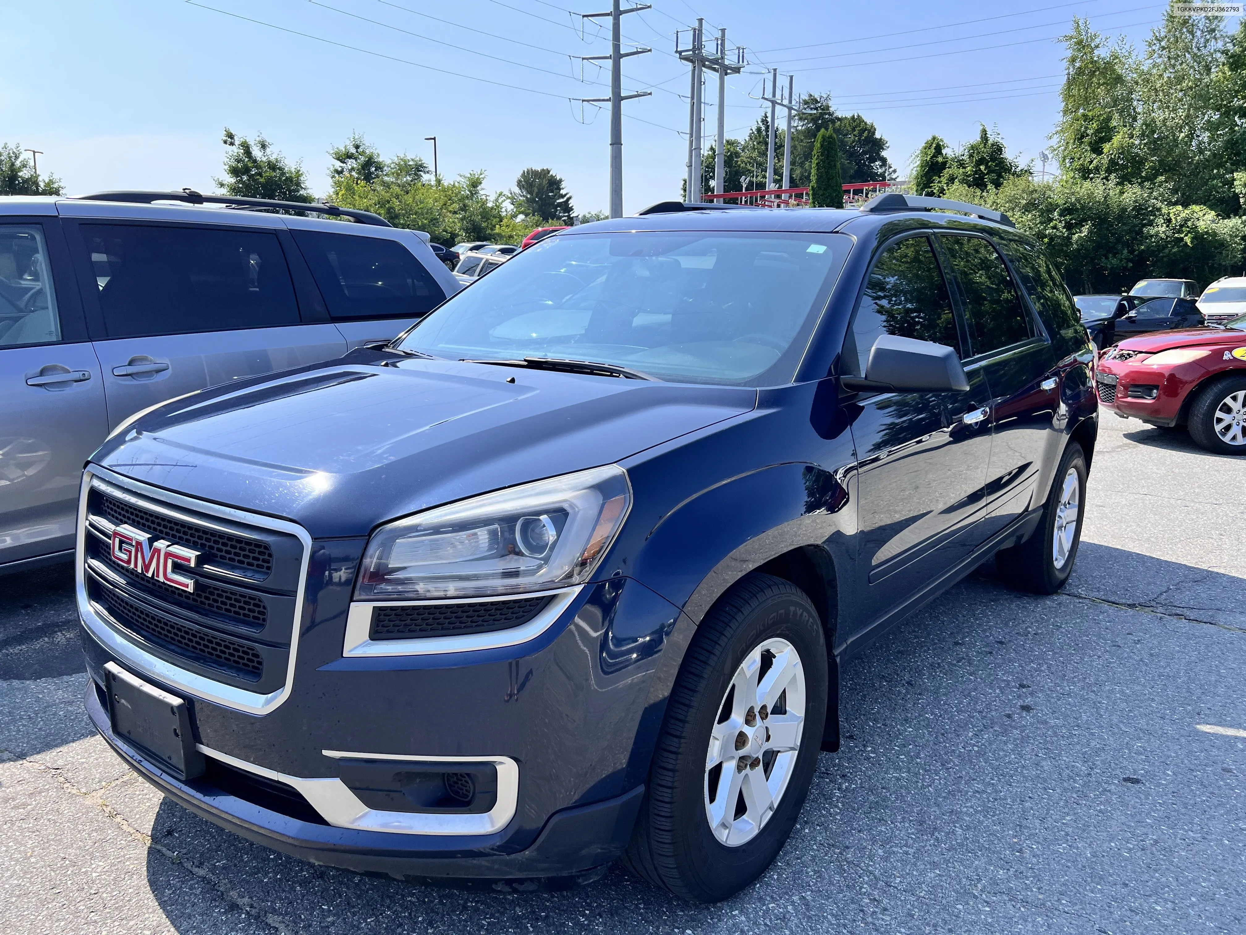 1GKKVPKD2FJ362793 2015 GMC Acadia Sle