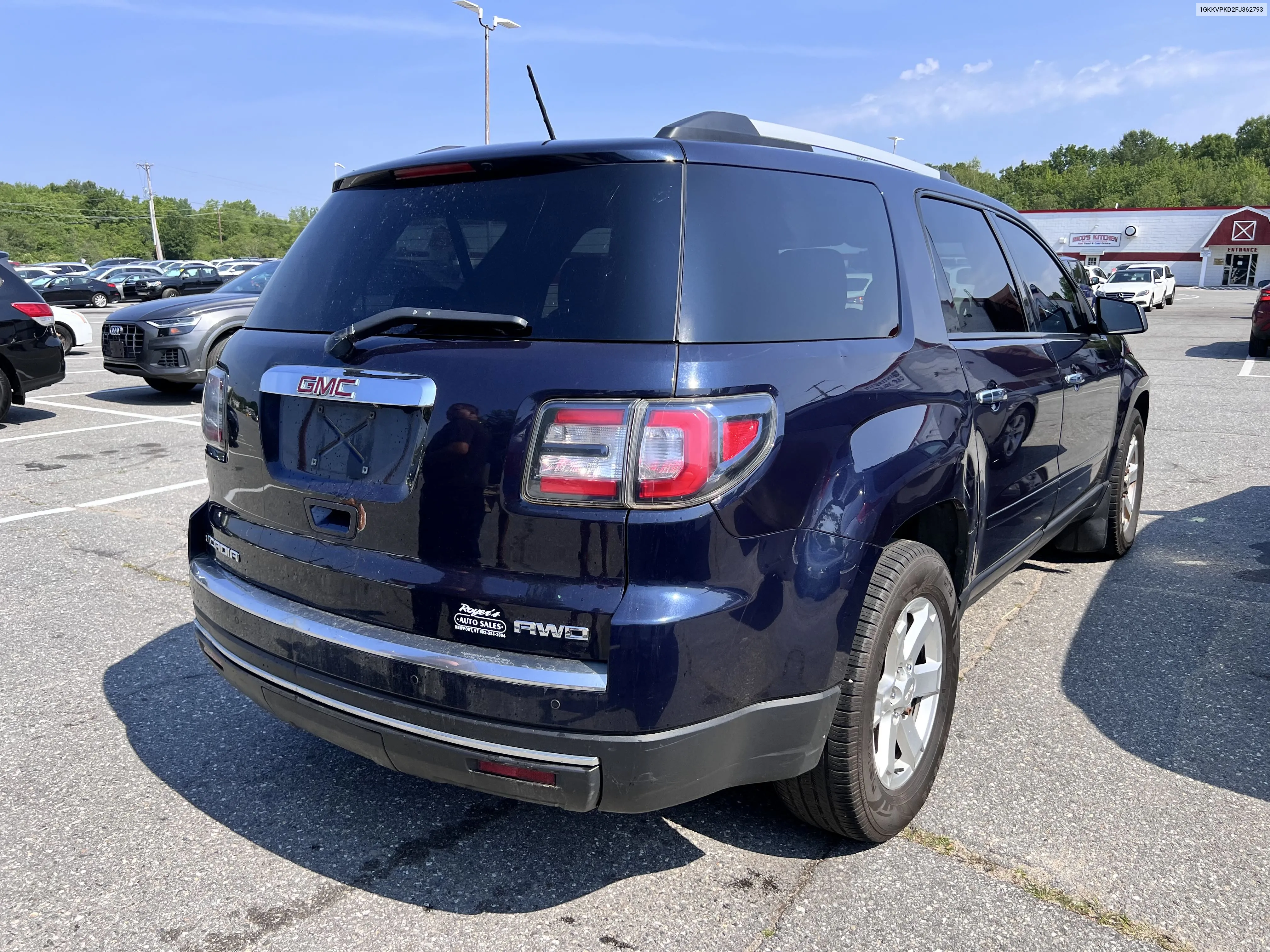 1GKKVPKD2FJ362793 2015 GMC Acadia Sle