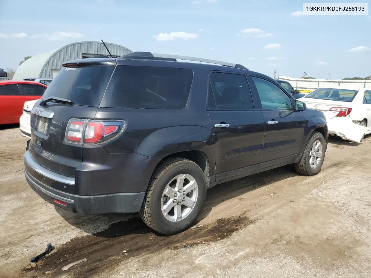 1GKKRPKD0FJ258193 2015 GMC Acadia Sle