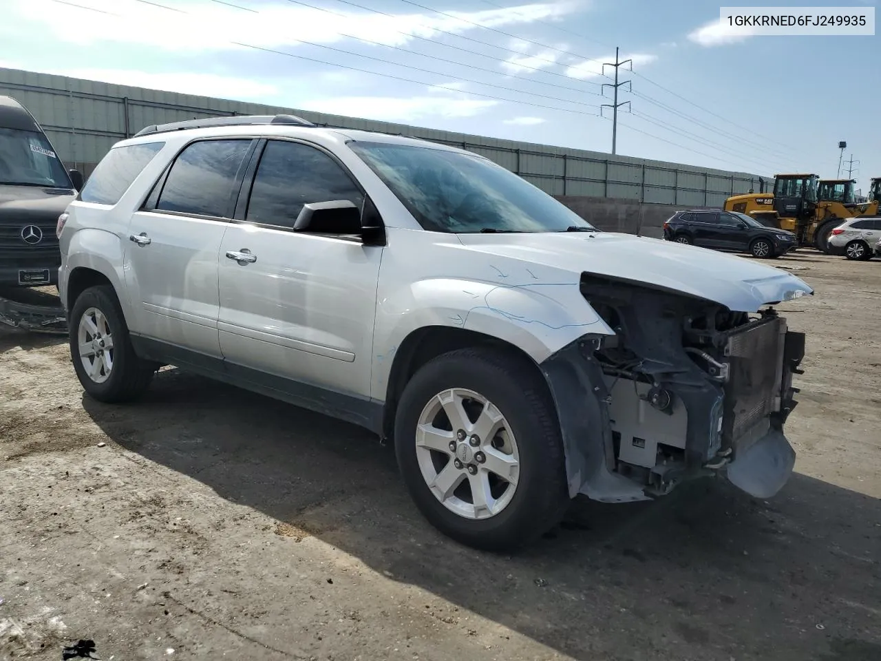 2015 GMC Acadia Sle VIN: 1GKKRNED6FJ249935 Lot: 68281744