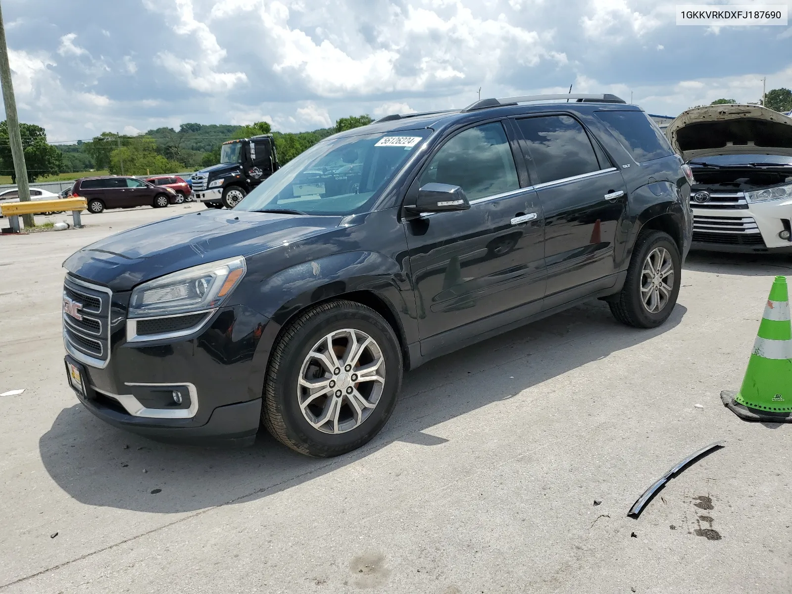 2015 GMC Acadia Slt-1 VIN: 1GKKVRKDXFJ187690 Lot: 68414844