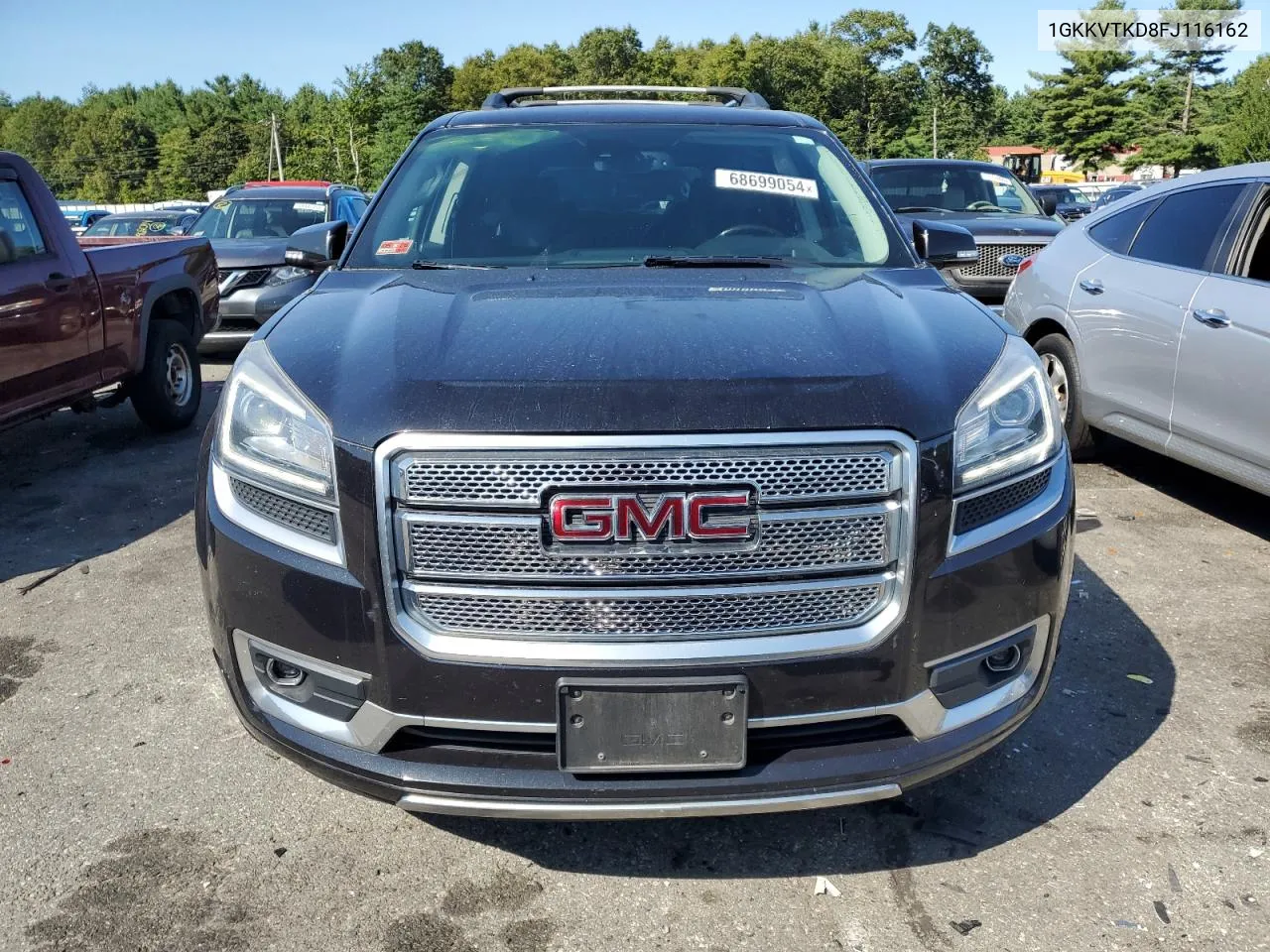 2015 GMC Acadia Denali VIN: 1GKKVTKD8FJ116162 Lot: 68699054