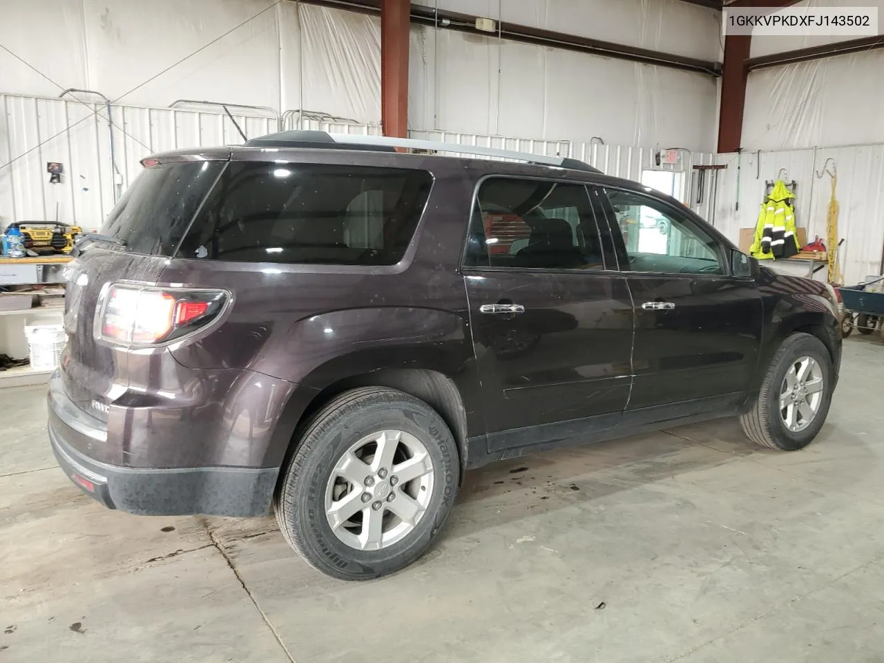 1GKKVPKDXFJ143502 2015 GMC Acadia Sle