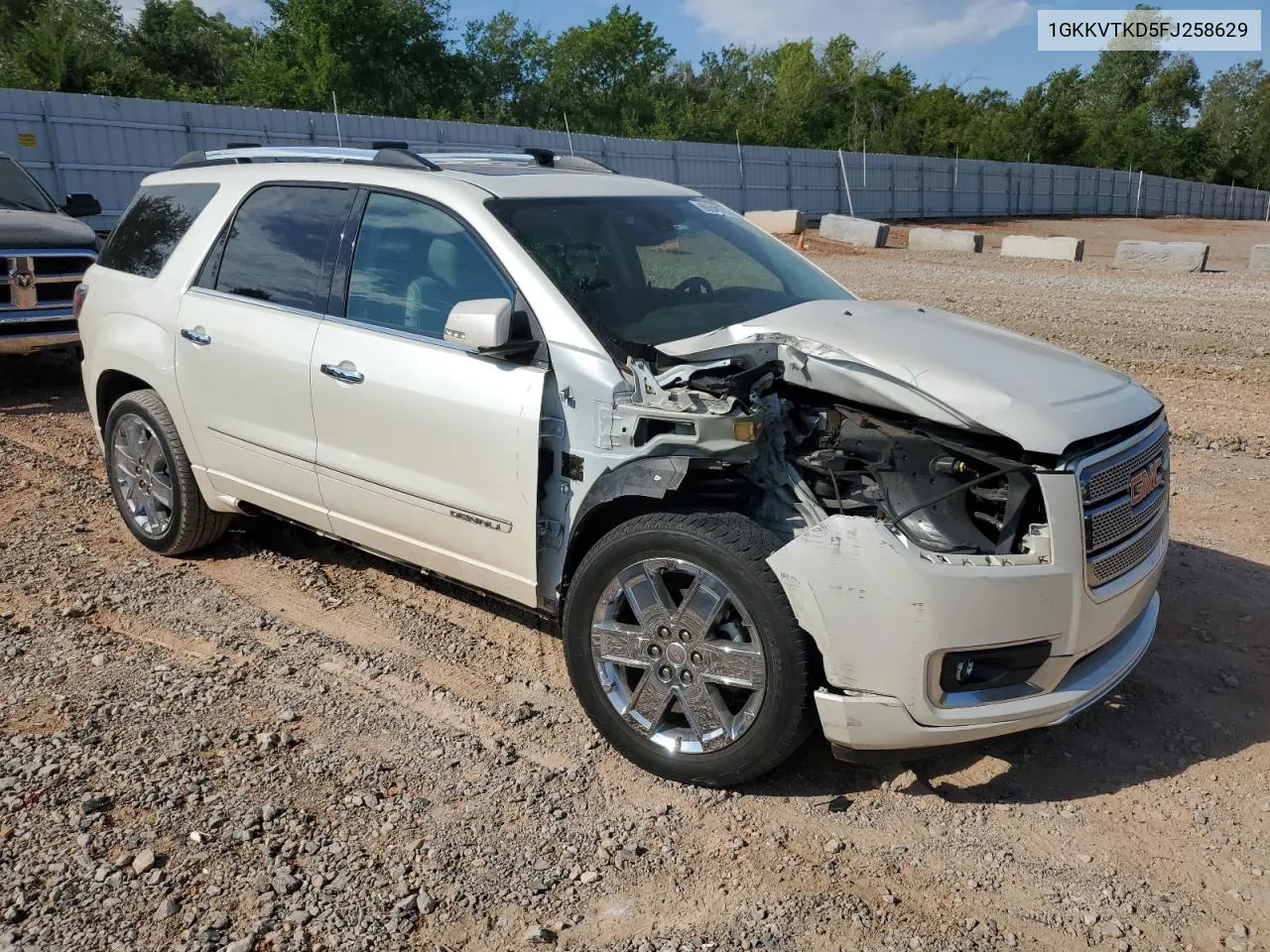 2015 GMC Acadia Denali VIN: 1GKKVTKD5FJ258629 Lot: 69848974