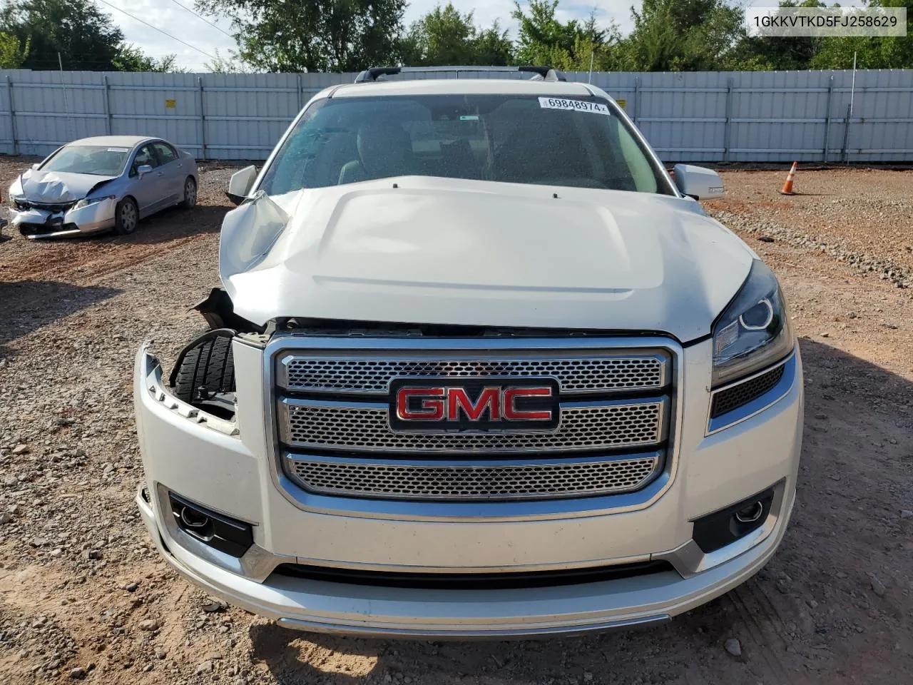 2015 GMC Acadia Denali VIN: 1GKKVTKD5FJ258629 Lot: 69848974