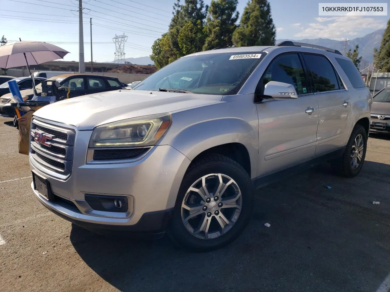 2015 GMC Acadia Slt-1 VIN: 1GKKRRKD1FJ107553 Lot: 69903534