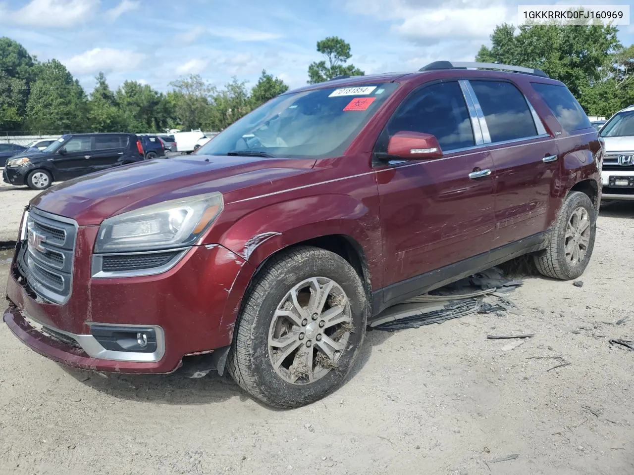 2015 GMC Acadia Slt-1 VIN: 1GKKRRKD0FJ160969 Lot: 70181854