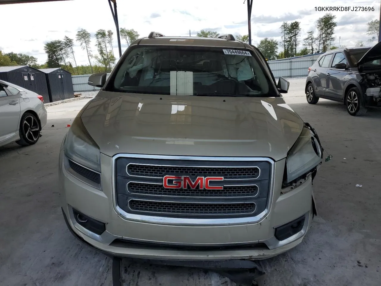 2015 GMC Acadia Slt-1 VIN: 1GKKRRKD8FJ273696 Lot: 70449664