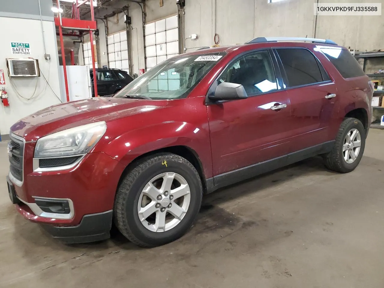 2015 GMC Acadia Sle VIN: 1GKKVPKD9FJ335588 Lot: 70453354