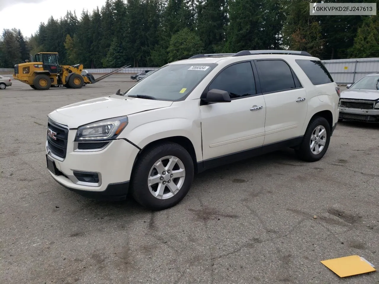 2015 GMC Acadia Sle VIN: 1GKKVPKD2FJ247613 Lot: 70860454