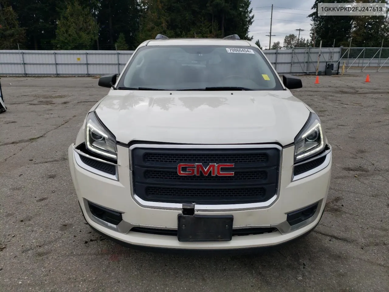 2015 GMC Acadia Sle VIN: 1GKKVPKD2FJ247613 Lot: 70860454