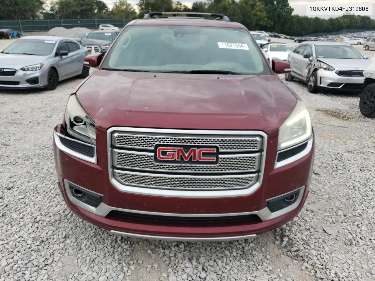 2015 GMC Acadia Denali VIN: 1GKKVTKD4FJ319808 Lot: 71027054