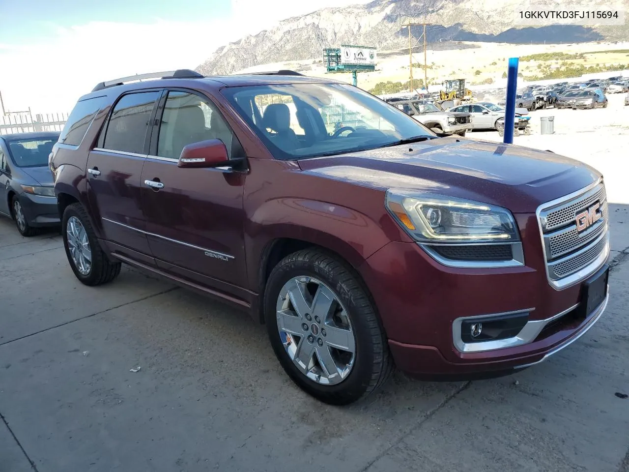 2015 GMC Acadia Denali VIN: 1GKKVTKD3FJ115694 Lot: 71602144