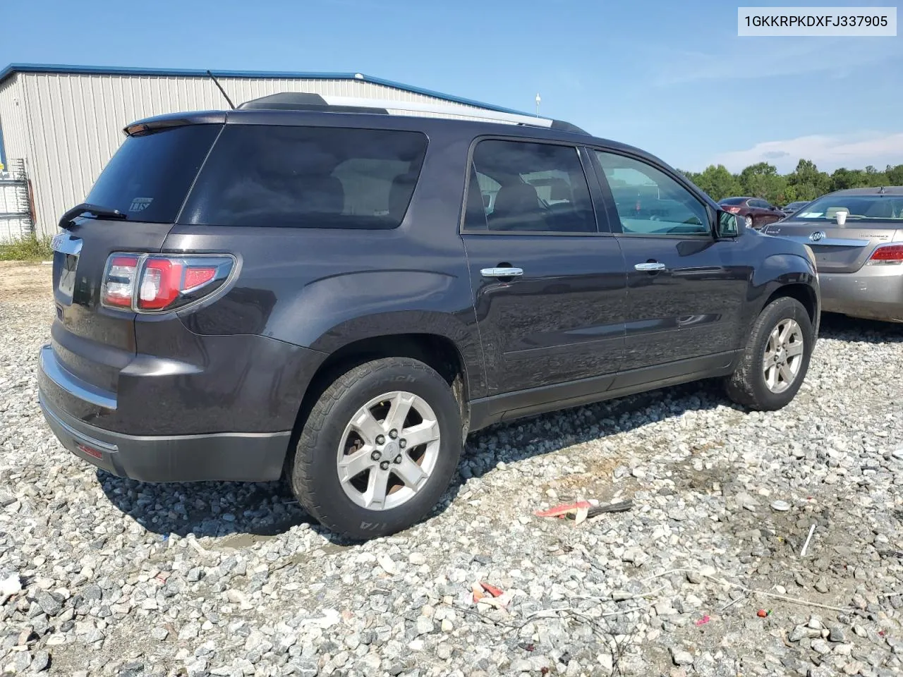 2015 GMC Acadia Sle VIN: 1GKKRPKDXFJ337905 Lot: 71831664