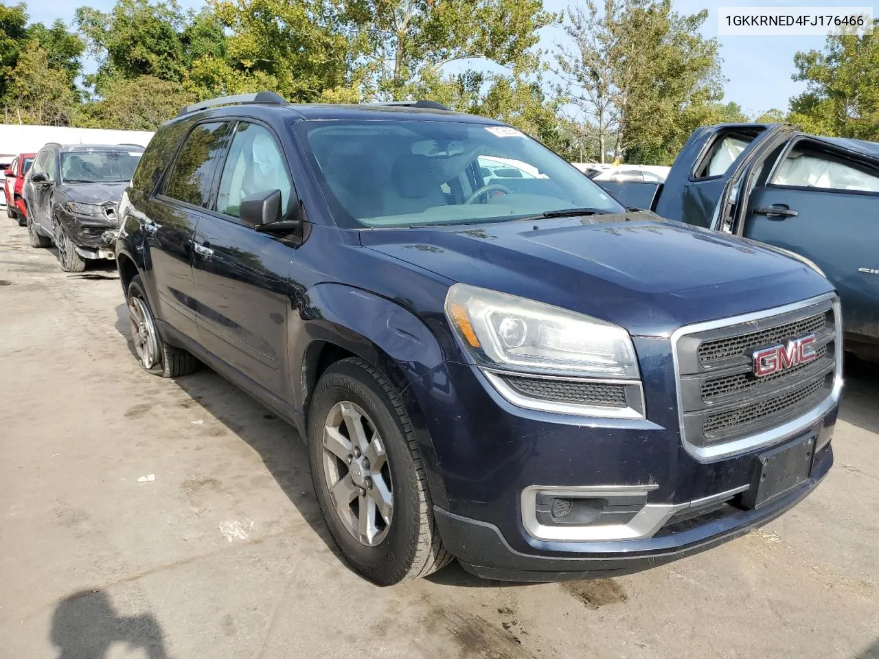 2015 GMC Acadia Sle VIN: 1GKKRNED4FJ176466 Lot: 72198054